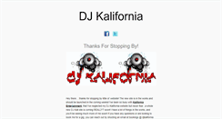 Desktop Screenshot of djkalifornia.net