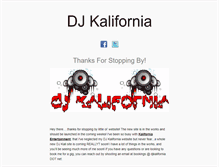 Tablet Screenshot of djkalifornia.net